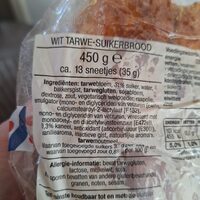 Wit tarwesuikerbrood