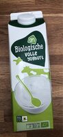 Biologische volle yoghurt