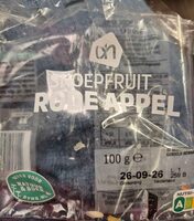 Gesneden rode appel