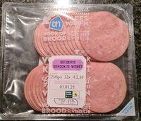 Gekookte gelderse rookworst