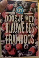 Doosje met blauwe bes framboos