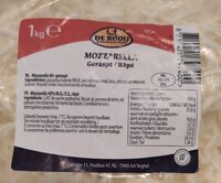 Mozzarella geraspt
