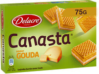 Canasta Saveur Gouda. Gaufrettes fourrées saveur Gouda