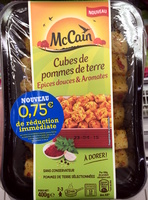 Cubes de pommes de terre Épices douces & Aromates