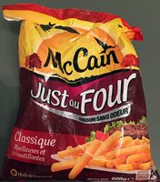 Frites Classique moelleuses et croustillantes
