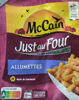 Just au Four encore   croustillantes ! Allumettes
