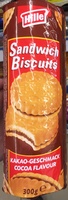 Sandwich biscuits cacao