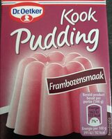 Kook pudding framboozensmaak