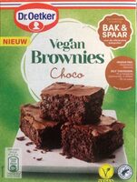 Vegan brownies choco