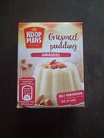 Griesmeel pudding amandel
