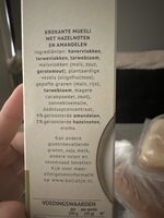 Krokante muesli met hazelnoten en amandelen