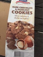 Dark Chocolate & Hazelnut Cookies