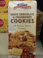 Merba Cookies White Chocolate And Cranberry
