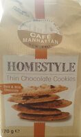 Thin chocolate cookies