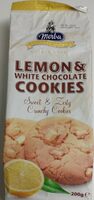Galletas de limón con chocolate blanco