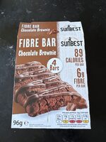 Chocolate Brownie fibre bar - Sunbest