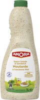 Amora Sauce Salade Moutarde à l'Ancienne et Miel 1L