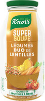 Super soupe légumes duo de lentilles