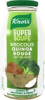 Knorr Soupe Brocolis Quinoa Rouge Lait de Coco Bouteille de 450ml