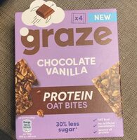 Chocolate vanilla protein oat bites