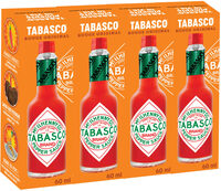 Tabasco Sauce Epicée Rouge 4x60ml
