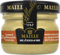 Maille Mini Moutarde au vin blanc Miel d'Acacia et Noix 23g
