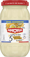 AMORA Mayonnaise De Dijon 5 ingrédients sélectionnés - Offre Saisonnière - Bocal 465g