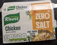 Knorr zero salt chicken stock cubes