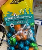 Filled chocolate eggs