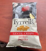Lentil crips paprika