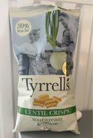 Lentil crisps sour cream & onion