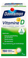 Davitamon Vitamine d citroensmaak smelttabletjes