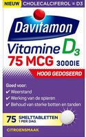 Davitamon Vitamine D 75mcg smelttabletten