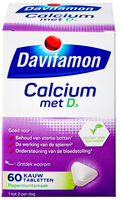 Davitamon Calcium + vitamine D kauwtabletten mint