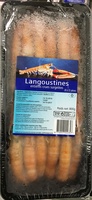 Langoustines entières crues surgelées