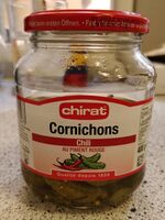 Cornichons Chili au Piment rouge