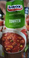 Vegetarische tomatensoep met balletjes