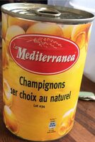 Champignon 1er choix au naturel