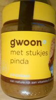 Pindakaas met stukjes pinda
