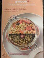 Granola rode vruchten