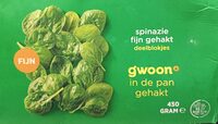Spinazie fijn gehakt deelblokjes