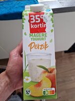 Magere yoghurt met perzik
