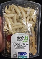 Penne zalm in roomsaus