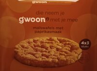 Maiswafels met paprikasmaak