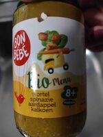 Biomenu wortel, spinazie