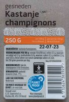 Gesneden kastanjechampignons