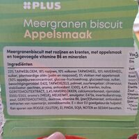 Meergranen biscuit appelsmaak