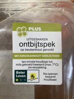 Gebakken gerookte ontbijtspek