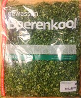 Gewassen boerenkool