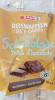 Rice cakes with  milk chocolate